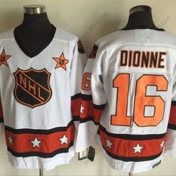 1972-81 NHL All-Star #16 Marcel Dionne Valkoinen CCM Ommeltu Vintage Jääkiekko Paita – Miesten