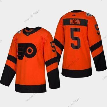 #5 Samuel Morin Philadelphia Flyers Coors 2019 Stadium Series Oranssi Aito Paita – Miesten