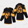 #50 Juuso Riikola Pittsburgh Penguins Coors 2019 Stadium Series Musta Aito Paita – Miesten