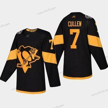 #7 Matt Cullen Pittsburgh Penguins Coors 2019 Stadium Series Musta Aito Paita – Miesten