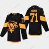 #71 Evgeni Malkin Pittsburgh Penguins Coors 2019 Stadium Series Musta Aito Paita – Miesten