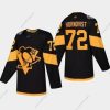 #72 Patric Hornqvist Pittsburgh Penguins Coors 2019 Stadium Series Musta Aito Paita – Miesten