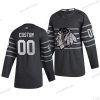 Adidas 2020 NHL All-Star Game Räätälöidyt Chicago Blackhawks Aito Harmaa Paita – Miesten