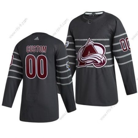 Adidas 2020 NHL All-Star Game Räätälöidyt Colorado Avalanche Aito Harmaa Paita – Miesten