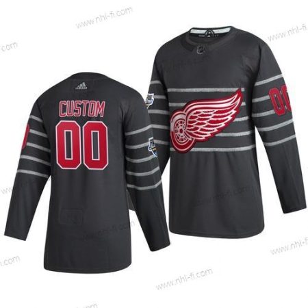 Adidas 2020 NHL All-Star Game Räätälöidyt Detroit Red Wings Aito Harmaa Paita – Miesten