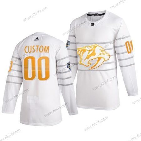 Adidas 2020 NHL All-Star Game Räätälöidyt Nashville Predators Aito Valkoinen Paita – Miesten