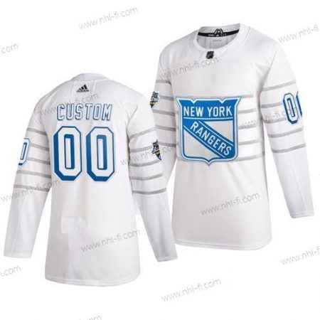 Adidas 2020 NHL All-Star Game Räätälöidyt New York Rangers Aito Valkoinen Paita – Miesten