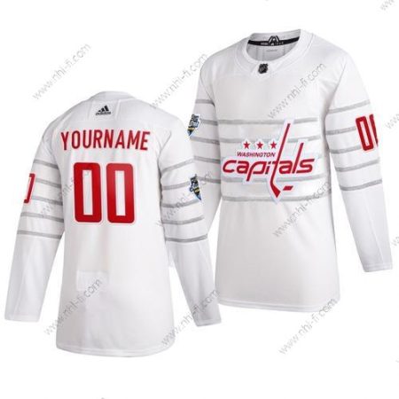 Adidas 2020 NHL All-Star Game Räätälöidyt Washington Capitals Aito Valkoinen Paita – Miesten