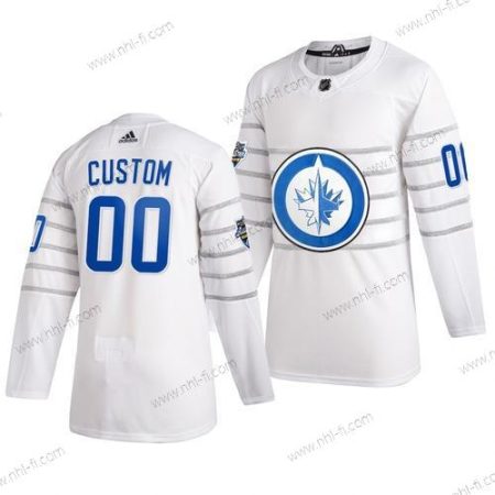 Adidas 2020 NHL All-Star Game Räätälöidyt Winnipeg Jets Aito Valkoinen Paita – Miesten