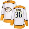 Adidas #36 Zac Rinaldo Nashville Predators Aito Kolmas Valkoinen Paita – Miesten