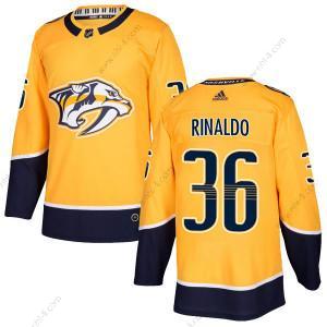 Adidas #36 Zac Rinaldo Nashville Predators Aito Kotiottelu Kulta Paita – Miesten