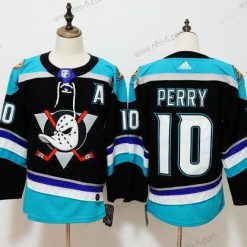 Adidas Anaheim Ducks #10 Corey Perry Musta Vaihtopaita Aito Pelaaja Paita – Miesten