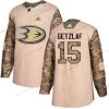 Adidas Anaheim Ducks #15 Ryan Getzlaf Maastokuvio Aito 2017 Veterans Day Ommeltu NHL Paita – Miesten