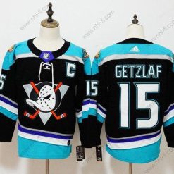 Adidas Anaheim Ducks #15 Ryan Getzlaf Musta Vaihtopaita Aito Pelaaja Paita – Miesten