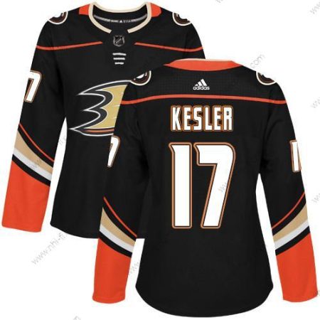 Adidas Anaheim Ducks #17 Ryan Kesler Musta Kotiottelu Aito Ommeltu NHL Paita – Naisten