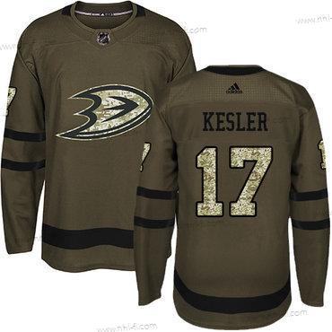 Adidas Anaheim Ducks #17 Ryan Kesler Vihreä Salute to Service Ommeltu NHL Paita – Miesten