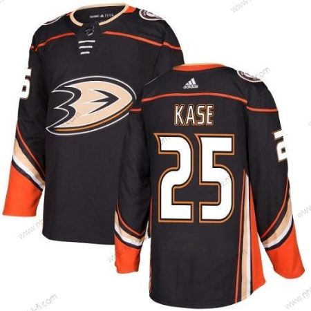 Adidas Anaheim Ducks #25 Ondrej Kase Musta Kotiottelu Aito Ommeltu NHL Paita – Nuoret