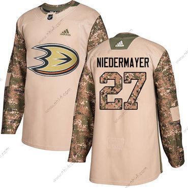 Adidas Anaheim Ducks #27 Scott Niedermayer Maastokuvio Aito 2017 Veterans Day Ommeltu NHL Paita – Miesten