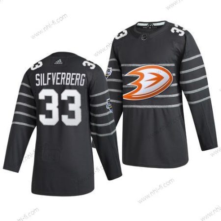 Adidas Anaheim Ducks #33 Jakob Silfverberg Harmaa 2020 NHL All-Star Game Paita – Miesten