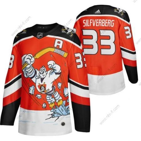 Adidas Anaheim Ducks #33 Jakob Silfverberg Punainen 2020-21 Käänteinen Retro Vaihtopaita NHL Paita – Miesten