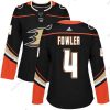 Adidas Anaheim Ducks #4 Cam Fowler Musta Kotiottelu Aito Ommeltu NHL Paita – Naisten