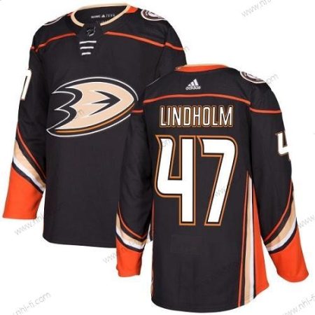 Adidas Anaheim Ducks #47 Hampus Lindholm Musta Kotiottelu Aito Ommeltu NHL Paita – Miesten