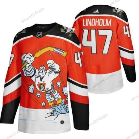 Adidas Anaheim Ducks #47 Hampus Lindholm Punainen 2020-21 Käänteinen Retro Vaihtopaita NHL Paita – Miesten