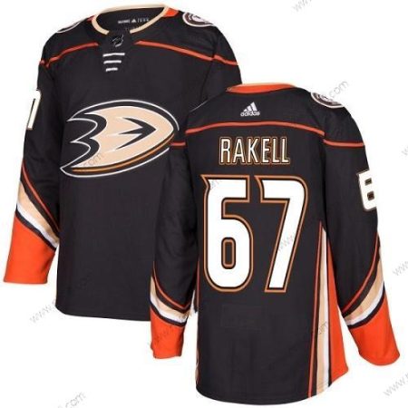 Adidas Anaheim Ducks #67 Rickard Rakell Musta Kotiottelu Aito Ommeltu NHL Paita – Miesten