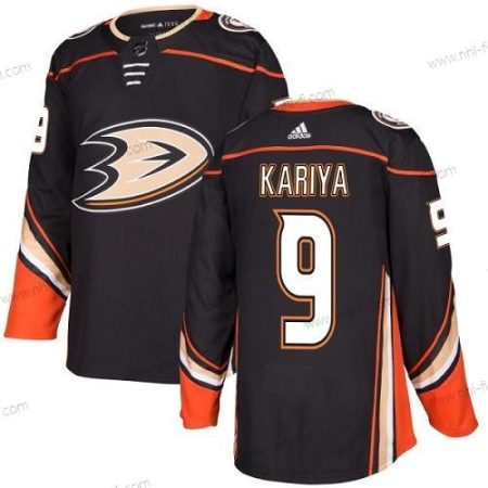 Adidas Anaheim Ducks #9 Paul Kariya Musta Kotiottelu Aito Ommeltu NHL Paita – Nuoret