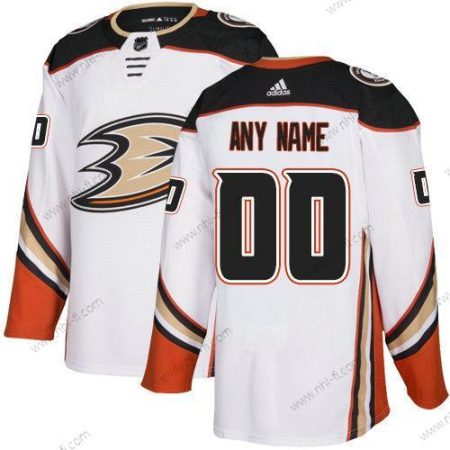 Adidas Anaheim Ducks Räätälöidyt Valkoinen Aito Räätälöidyt Paita – Miesten