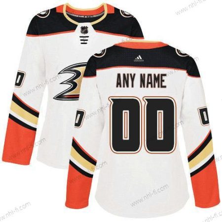 Adidas Anaheim Ducks Räätälöidyt Valkoinen Aito Paita – Naisten