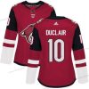 Adidas Arizona Coyotes #10 Anthony Duclair Punainen Kotiottelu Aito Ommeltu NHL Paita – Naisten