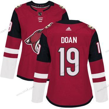 Adidas Arizona Coyotes #19 Shane Doan Punainen Kotiottelu Aito Ommeltu NHL Paita – Naisten