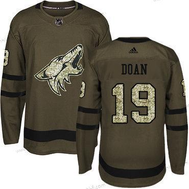 Adidas Arizona Coyotes #19 Shane Doan Vihreä Salute to Service Ommeltu NHL Paita – Miesten