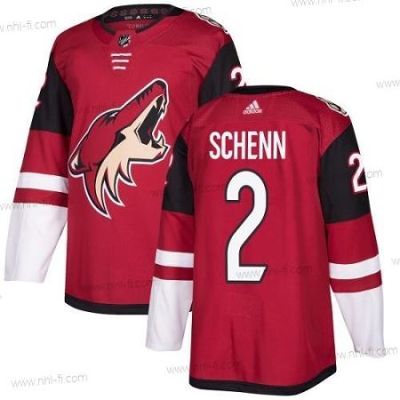 Adidas Arizona Coyotes #2 Luke Schenn Punainen Kotiottelu Aito Ommeltu NHL Paita – Miesten