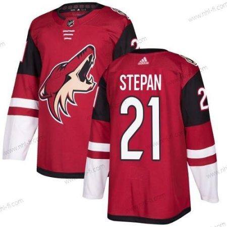 Adidas Arizona Coyotes #21 Derek Stepan Punainen Kotiottelu Aito Ommeltu NHL Paita – Miesten