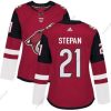 Adidas Arizona Coyotes #21 Derek Stepan Punainen Kotiottelu Aito Ommeltu NHL Paita – Naisten