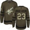 Adidas Arizona Coyotes #23 Oliver Ekman-Larsson Vihreä Salute to Service Ommeltu NHL Paita – Miesten