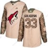 Adidas Arizona Coyotes #33 Alex Goligoski Maastokuvio Aito 2017 Veterans Day Ommeltu NHL Paita – Miesten