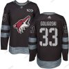 Adidas Arizona Coyotes #33 Alex Goligoski Musta 1917-2017 100th Vuosipäivä Ommeltu NHL Paita – Miesten