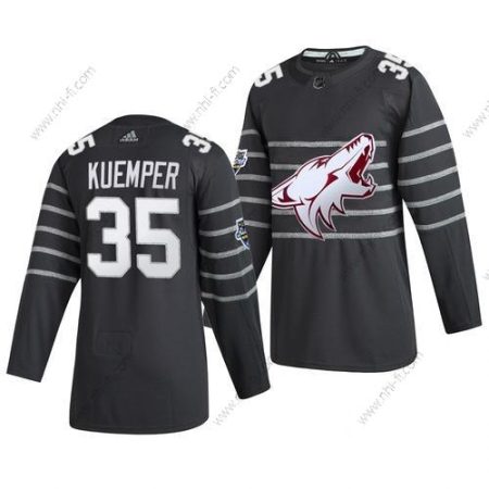 Adidas Arizona Coyotes #35 Darcy Kuemper Harmaa 2020 NHL All-Star Game Paita – Miesten