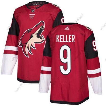 Adidas Arizona Coyotes #9 Clayton Keller Punainen Kotiottelu Aito Ommeltu NHL Paita – Miesten