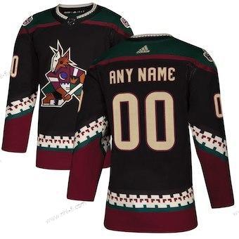 Adidas Arizona Coyotes Räätälöidyt Musta Vaihtopaita Aito Paita – Miesten