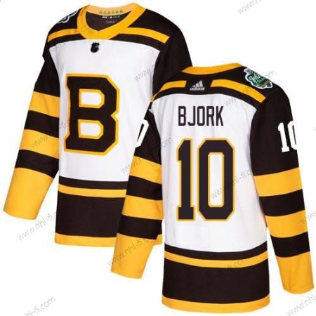 Adidas Boston Bruins #10 Anders Bjork Valkoinen Aito 2019 Talvi Klassinen Ommeltu NHL Paita – Miesten