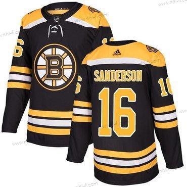 Adidas Boston Bruins #16 Derek Sanderson Musta Kotiottelu Aito Ommeltu NHL Paita – Miesten