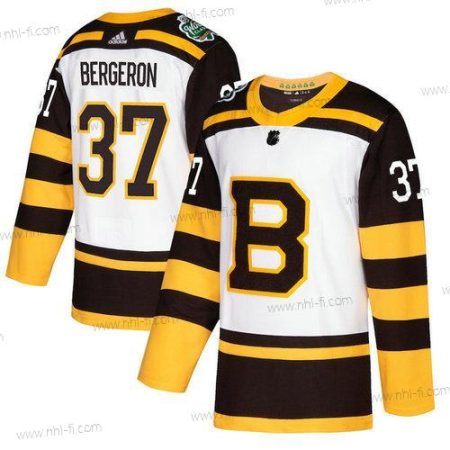 Adidas Boston Bruins #37 Patrice Bergeron 2019 Talvi Klassinen Aito Pelaaja Valkoinen Paita – Miesten