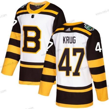 Adidas Boston Bruins #47 Torey Krug Valkoinen Aito 2019 Talvi Klassinen Ommeltu NHL Paita – Miesten