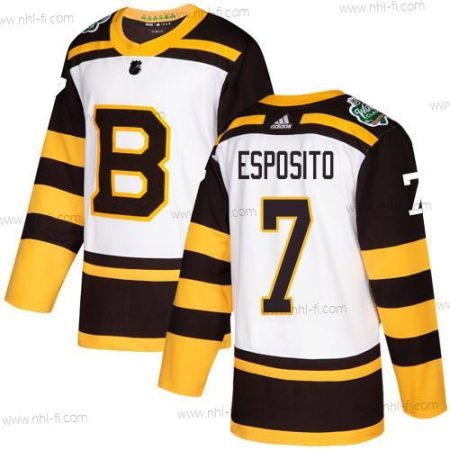 Adidas Boston Bruins #7 Phil Esposito Valkoinen Aito 2019 Talvi Klassinen Ommeltu NHL Paita – Miesten