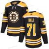 Adidas Boston Bruins #71 Taylor Hall Aito Kotiottelu Musta Paita – Miesten