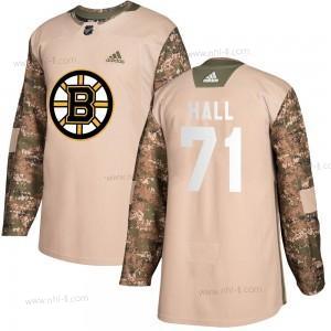 Adidas Boston Bruins #71 Taylor Hall Aito Veterans Day Harjoitus Maastokuvio Paita – Miesten